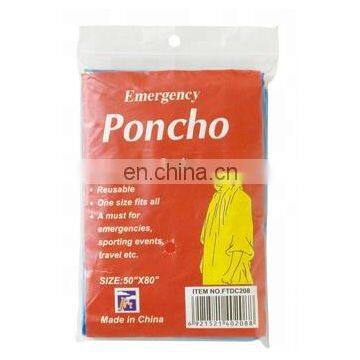 PE/Disposable Rain Poncho