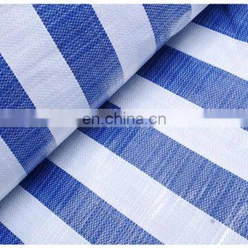 sunshade stripe pe tarpaulin,plastic sheet pe tarpaulin