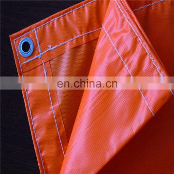 China Customized PVC Tarpaulin Sheet With Eyelets