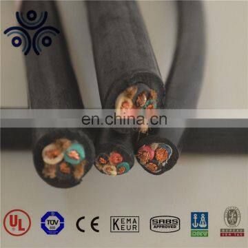 4C 10AWG 12 AWG 14AWG Oil Resistance S/SO/SOW//SJOOW/SOOW Rubber Cable