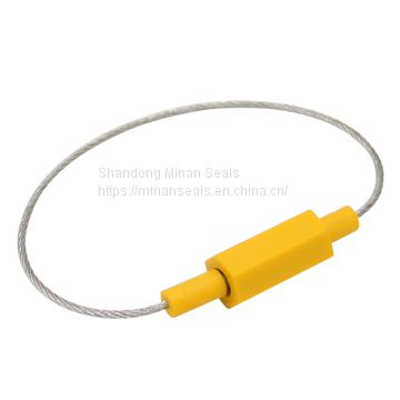 MA - CS 3002 Pull tight adjustable length tamper evident cable seal for container