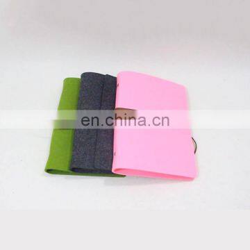 2019 New Trend Customized Felt Diary Cover Notebook photo-3