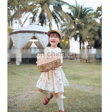 6769/Fancy Sweet Cherry Print Dresses for Baby Girl 2020 Spring Newest Princess Girls Dress