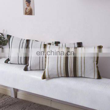 Home and Living Room Decoration Boho Throw Pillow Case Plain Cotton Woven Cushion Cover photo-5