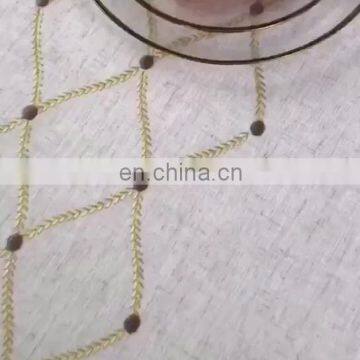 China Factory Waterproof Non Slip Clear Tablecloth dining table cover