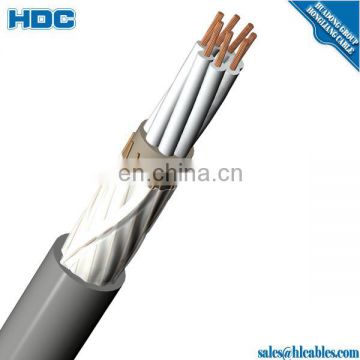 8P 0.5MM2 20P 1.5MM2 instrument cable XLPE PVC BLACK OUTER SHEATH 300/500V CU/XLPE/IS/OS/SWA/PVC BLUE