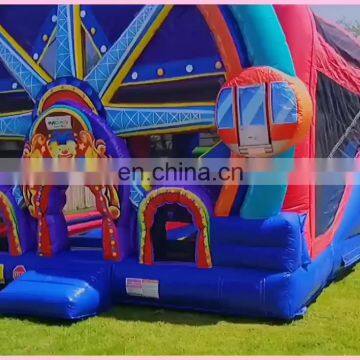 ferris wheel kid inflatable bouncer combo bounce house bouncy castle