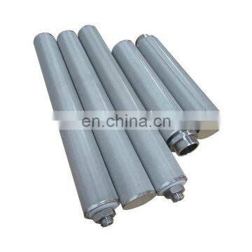 Pre-filter Flue Gas Probe Filter Element Industrial Vacuum Pump Pipeline 5 10 Micron Stainless Steel Strainer Sintered Mesh photo-3