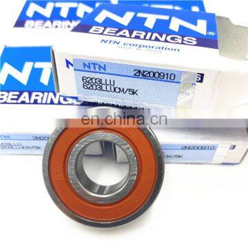 original NTN deep groove ball bearing 6203 bearing 6203rs 6203zz 6203llu