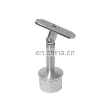 304 Stainless Steel Vertical Removable Handrail Tube Brackets Casting Balustrade Adjustable Support