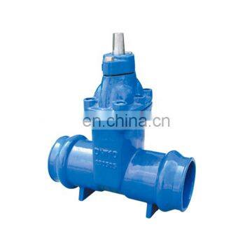 4 inch ductile cast iron ggg50 water gate valve for pvc pipe