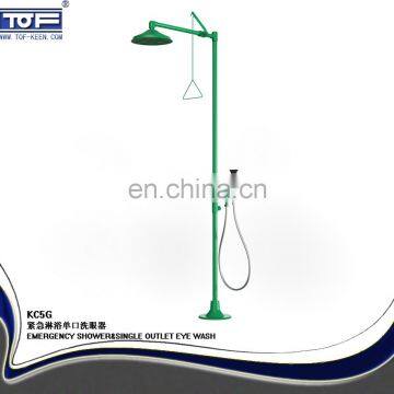Stainless Steel Emergency Shower & Single Outlet Eye Wash photo-2