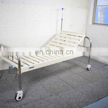 Stainless Steel Single Crank Hospital Bed for Hospital and Clinic Fullset One Function Manual Hospital Bed photo-2