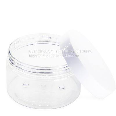 High Quality 200g Clear PET Cosmetic Cream Jar, Sleeping Mask Container photo-4
