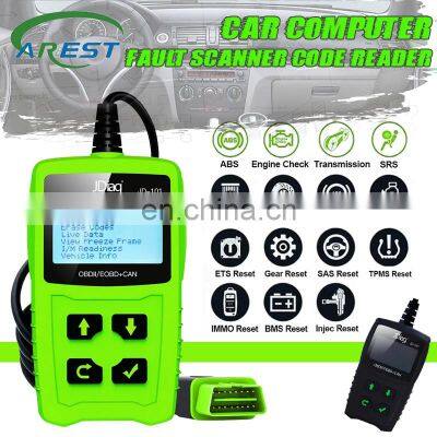 New OBD Tester Scanner Engine Fault Code Reader Auto Diagnostic Tool Inspection Tools Multilingual Query Car Styling Accessories