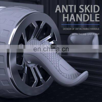 Custom High Quality Pro Ab Wheel Roller Gym Exercises Abs Wheels Rodillo Abdominal Trainer Rueda Para Abdominales