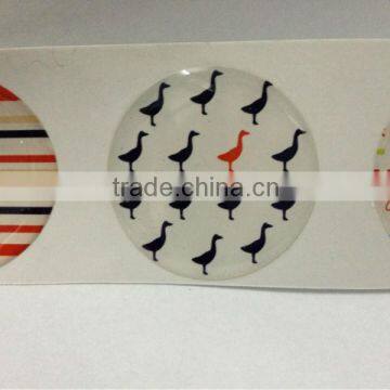 China Manufacturer Custom Logo Print Epoxy Sticker photo-4