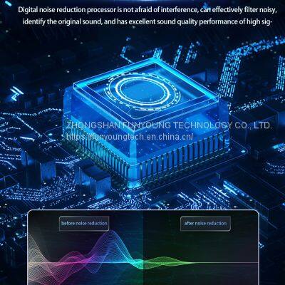 Lavalier Clip-on Wireless Microphone Bluetooth Cell Phone Live Special Noise-canceling Lapel Clip Microphone Recording Equipment Clip Microphone photo-5