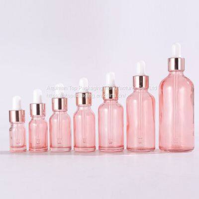 Rose gold dropper essential oil bottle