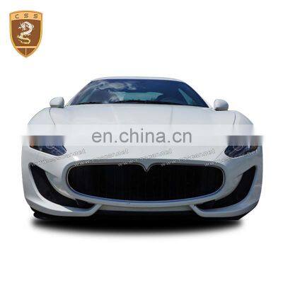 Good quality car bumper body parts suitable for maserati GranTurismo facelift to GTS front body kit