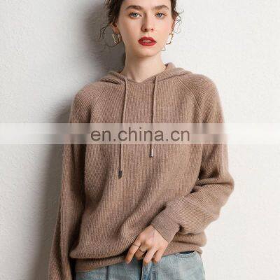 Женская модная кепка-шапочка из кашемирной шерсти с рифленым вязанием, свободного стиля photo-2