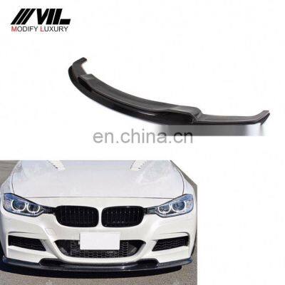 M Tech Carbon Fiber F30 Bumper Lip Spoiler for BMW F30