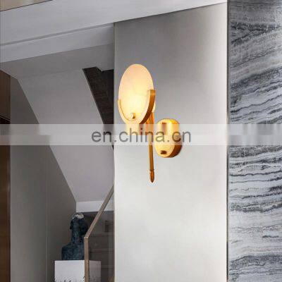 Chinese Style Modern Minimalist Marble Wall Lamps for Decoration