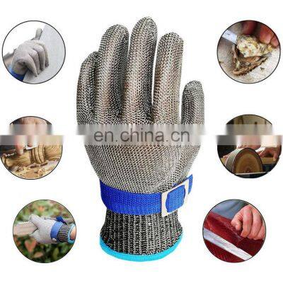 Stainless Steel Wire Chainmail Cooking Glove Meat Slicer Gloves Metal Mesh Hand Gloves