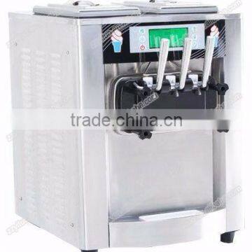 3 Flavors Soft Serve Ice Cream Machine ,Ice Cream Making Machine For Sale photo-6