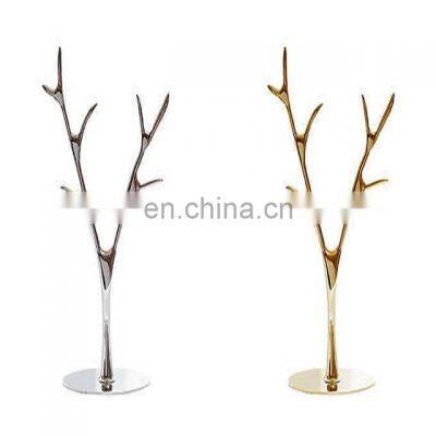 luxury gold display stand for ornaments