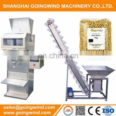 Semi automatic 2 head packing machine 1kg granule filling packaging machines cheap price for sale