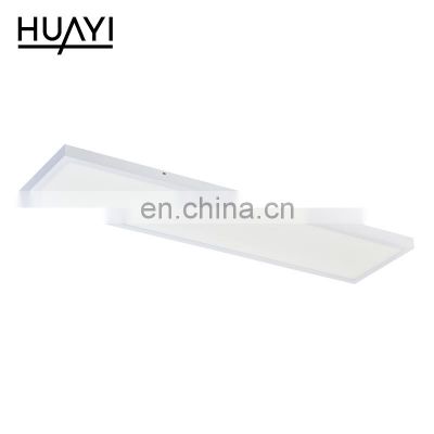 HUAYI High Lumen 24watt 36watt Supermarket Commercial Ceiling Rectangle Square Slim LED Panel Light