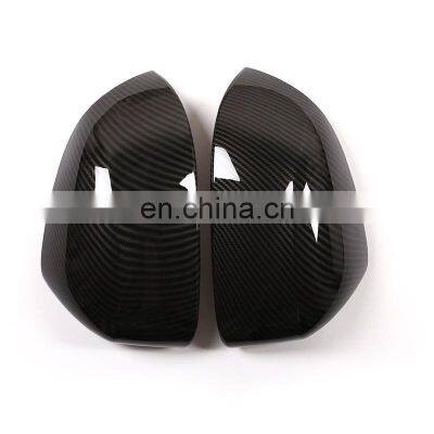 Carbon Fiber Style Rearview Mirror Cap Cover For BMW X5 F15 G05 X7 G07 2014 2015 2016 2017 2018 2019 Year Model Car Accessories