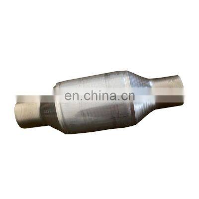 XG-AUTOPARTS High performance universal round spun catalytic converter with 400cpsi 600cpsi ceramic substrate inside