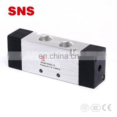 China SNS 4A Series Pneumatic Control Element Body Aluminum Alloy No Need Lubrication Air Solenoid Valve photo-4