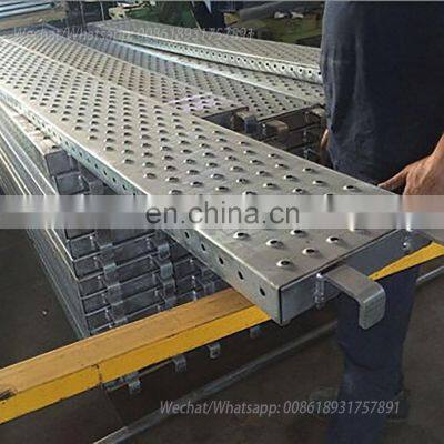 Metal Panel Automatic Steel Scaffolding Plank Roll Forming Machine photo-5