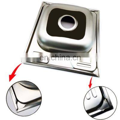 Kitchen Sinks Suppliers Drainboard Stainless Steel Sink 201 or 304 Basin Deep Laundry Kitchen Sink For Cabinet photo-5