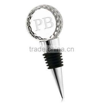 golf ball wine stopper bottle stopper party usage stopper golf wine stopper