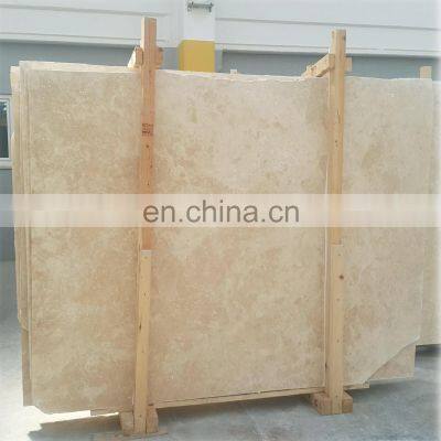 Hot Sale Product Premium Quality Outdoor and Indoor Construction 2cm thick Ivory Light Travertine Slab Made in Turkey CEM-SLB-01