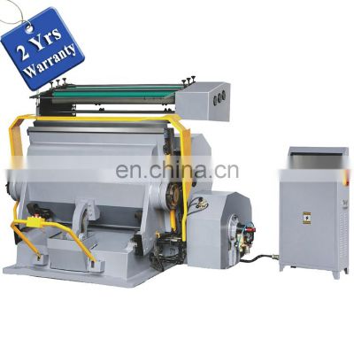 TYMB1100 Corrugated Cardboard Carton Hot Foil Stamping and Die Cutting Machine, Paper Die Line Cutting Press Machine