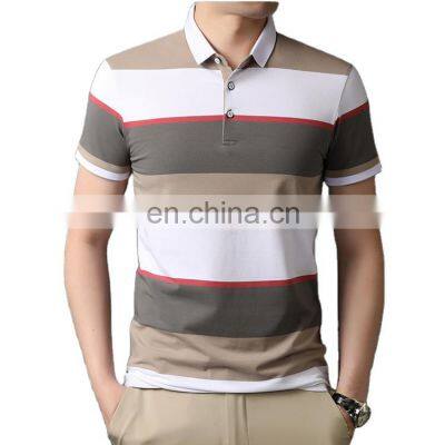 Wholesale high quality polo T-shirts for Men custom pattern logo premium designs comfortable fitting OEM ODM