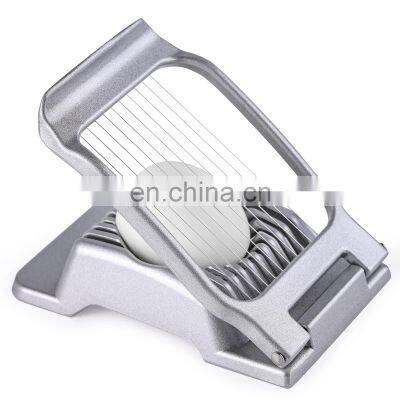 Egg Slicer for Hard Boiled Eggs, Stainless Steel Wire Egg Slicer, Heavy Duty Aluminium Egg Cutter