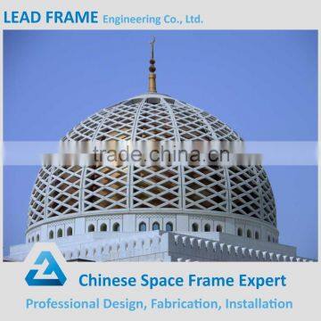 Chinese steel frame design dome roof