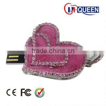Hot selling Heart shape Jewelry USB