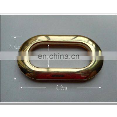 Red Copper Metal Brass 23/13mm Oval Eyelet For Tarpaulin Leather Craft Garment photo-3