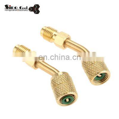 Brass Refrigerant Hvac Mini Split Adapter 1/4