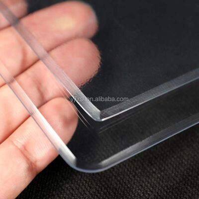 Fuxing Thick Transparent Glass PVC Soft Sheet 0.8mm Clear Table Covers Rolls Waterproof Soft Pvc Plastic kitchenet pvcRoll