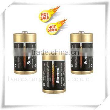 1.5v d size alkaline dry battery