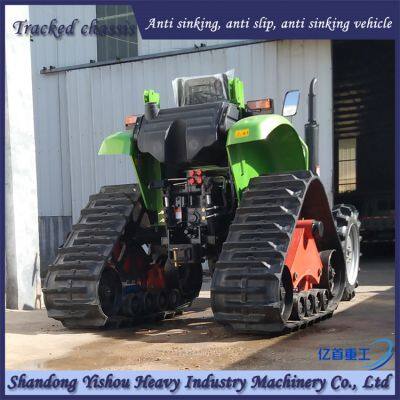 Customized Modification of Anti Sinking Triangular Track Wheels for High-power Tractors to Increase Power photo-4