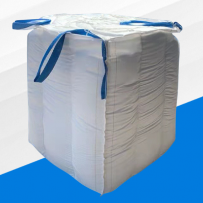 Plastic container big large capacity 2000kg High Quality 1 Ton Tote Bags Tubular big bag with 1 or 2 lifting points FIBC bag